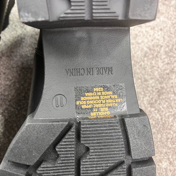 New, Madden Girl Black Holler boots size 11 - Picture 4 of 9